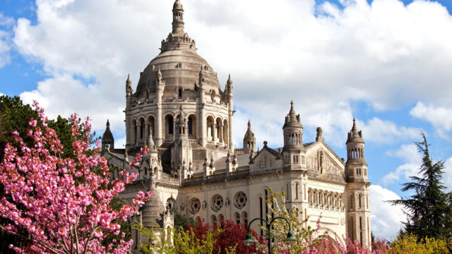 Basilica of St. Therese of Lisieux in Normandy France