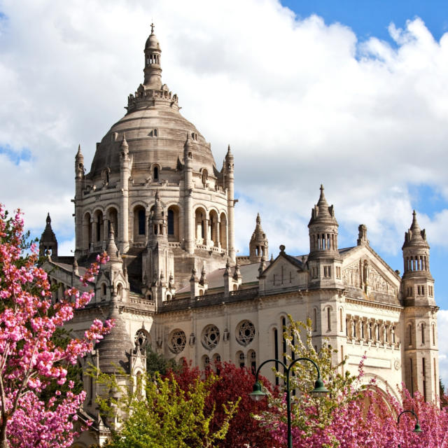 Basilica of St. Therese of Lisieux in Normandy France